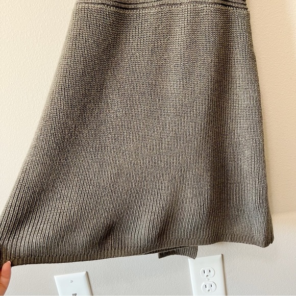 Free People Beach Orchid Convertible Low Back Ribbed Sweater Dress Gray Small - Picture 10 of 16